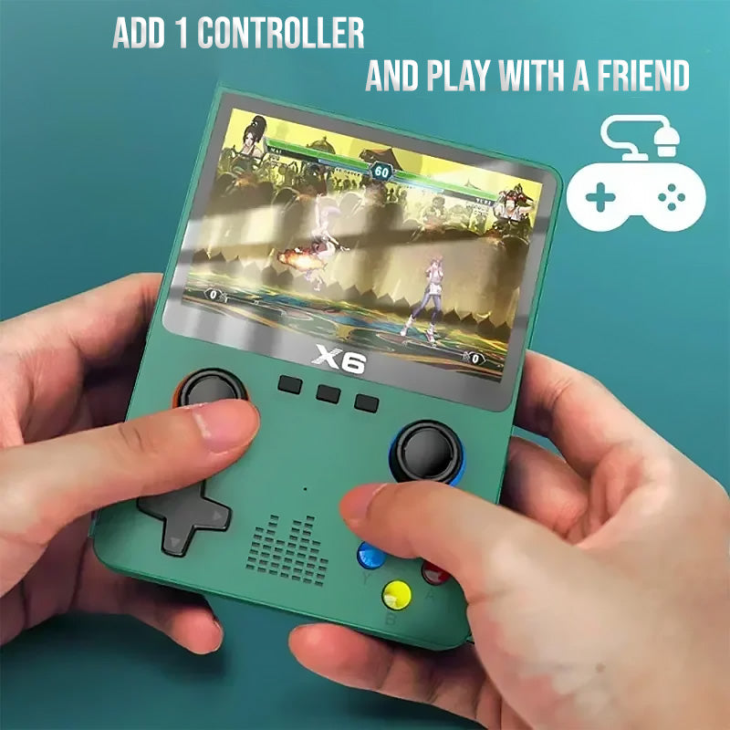 ArcadeX6: Portable Retro Gaming Console with 10000+ Games